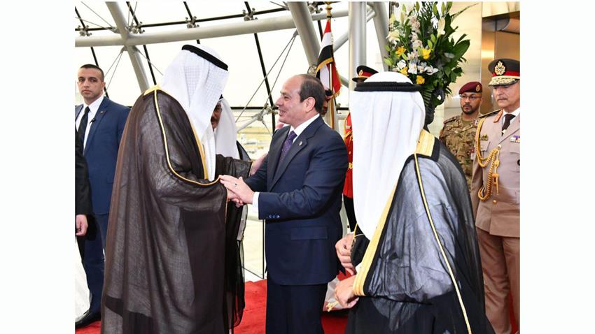 الرئيس عبد الفتاح السيسي يصل إلى الكويت في ثاني محطات جولته الخليجية 